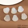 Piedra Ágata Natural Lichi Jade Congelado Colgante de Paz Jade de Hielo Alto Calcedonia Candado de Paz Accesorios para Bisutería Hechos a Mano DIY