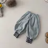 [Forro Polar y Engrosamiento] Pantalones Deportivos Estilo Coreano para Niños y Niñas en Otoño e Invierno, Modelo Nuevo con Puños, Modernos y a la Moda