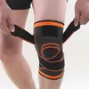Procesamiento y Personalización de Rodilleras con Vendaje de Presión de Nailon Tejido Calentadores de Rodilla con Vendaje de Presión Leggings Envoltura Deportiva Rodilleras