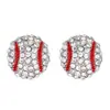 Pendientes deportivos de gran oferta transfronteriza con láminas acrílicas impresas de baloncesto, fútbol, béisbol y voleibol.