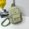 Bolsa multifuncional impermeable de nylon para mujer con múltiples compartimentos, mochila versátil estilo japonés para comercio exterior transfronterizo que también se puede usar como bolsa de pecho