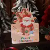 Amazon Novo Cartão de Saudação de Natal Cabeçalho do Cartão Pintura a Óleo Ins Criativo DIY Presente Festival Bênção Cartão com Mensagem Manuscrita