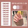 [Pacote] Curto T Glossy Nail Patch Fake Unha Acabada 24 Peças Ferramentas para Unhas Peças de Unhas Atacado