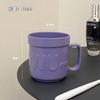 Taza de enjuague bucal minimalista estilo japonés Taza para cepillo de dientes para el hogar Taza de lavado de alto valor Cepillo de dientes para parejas Vajilla Taza para cepillo de dientes