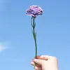 Claveles pequeños de tallo corto, flores dianthus, flores artificiales, flores falsas para decoración del hogar, decoración de hoteles y centros comerciales, flores para fotografía de bodas