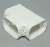 Canaleta Decorativa de Tubo de Ar Condicionado Tubo Protetor de PVC Tubo Flexível Tampa de Parede Curva Plana Vertical Tampa de Furo na Parede Canaleta Decorativa de Tubo de Ar Condicionado