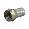 Conector de TV por cable P581 Cabezal F autoajustable británico Cabezal F espiral Conector para decodificador digital satelital 75-5