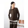 Nuevo Estilo Otoño e Invierno 2026 Cárdigan de Punto de Manga Larga con Cuello Redondo para Mujer, de Gama Alta, Lujo Ligero, Adelgazante, de Moda y Versátil