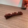 Novo Estilo Presilha de Cabelo Inspirada em Chanel para Franja, Presilha de Cabelo Trançada de Veludo, Piranha de Bico de Pato, Acessório de Cabelo, Adorno de Cabeça