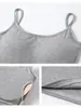 Camisola Blanca con Almohadillas en el Pecho para Mujer, Nueva Prenda Exterior Ajustada Sin Mangas para Primavera 2026 con Hermoso Diseño en la Espalda