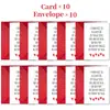 Compra Directa Transfronteriza de 1 Juego de Tarjeta de Felicitación y Sobre para Confesión del Día de San Valentín, Tarjetas de Felicitación con Mensajes Románticos de Amor para Fiestas, Tamaño Grande, 10 Juegos