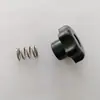 Accesorios para tubo de humo de barbacoa, caja de resorte de tensión de alambre de acero, brida con rodamiento de bolas, manguera de papel de aluminio, abrazadera de registro de aire, caja de cables