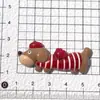 Accesorios de Resina de Perro Salchicha de Dibujos Animados Pasador Casero Llavero Funda para Teléfono Móvil Hebilla de Zapato Accesorios Material de Bricolaje Venta al por Mayor