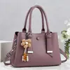 2026 Nova Bolsa de Mão Color Block Versátil Moda Transfronteiriça para o Trabalho Tendência Grande Capacidade Ombro Único Transversal Feminina