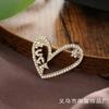 Broche Redondo Minimalista de Pérola e Strass para Mulheres, Broche Estiloso e Versátil para Ternos e Jaquetas, Acessório da Moda