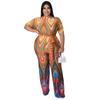 Comércio exterior MY928 Amazon Macacão de verão estampado com ombro oblíquo para mulheres europeias e americanas XX0200