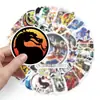 50 Piezas Pegatinas de Equipaje Kombat de Persona Real Pegatinas Creativas de Tendencia Graffiti Laptop Coche Decoración de Comercio Exterior