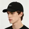 Gorra de Béisbol Versátil con Bordado de Letras para Hombres y Mujeres, Gorra Casual Estilo Coreano para Caras Redondas, Circunferencia de Cabeza Grande, Adelgazante Facial, Protección Solar de Verano