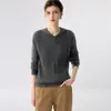 Nova coleção outono e inverno: suéter feminino de cashmere puro, moletom trançado, suéter grosso e quente, camada base de caimento solto e modelador, suéter de tricô