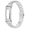 Adecuado para la correa de muñeca de acero inoxidable del Google Fitbit Air, la nueva correa de reloj de acero inoxidable de tres eslabones de Google
