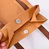 Bolso Estilo Escandinavo Casual Literario Impermeable Estilo Japonés Versátil Bolsa para Lonchera Lavable Papel Kraft Bolso Pequeño