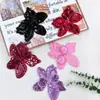 Tecido Patch Flor de Lantejoula Acessórios para Roupas Patch Decorativo Artesanal DIY Patch Bordado Estilo Coreano