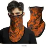 Máscara facial de triángulo colgante para oreja con patrón Mang de camuflaje de Spider-Man, bufanda de verano para protección solar de calavera de motocicleta al aire libre