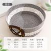 Cesta de Rattan para Gatos de Primavera e Verão, Universal para Todas as Estações, Tecida em Forma de Pão, Canil Fresco para Brincar, Dormir, Canil de Verão para Pets