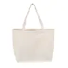 Bolsa de lona ecológica al por mayor de fábrica, bolsa tote, bolsa de algodón, bolsa tote con cremallera y logo, bolsa de compras, bolsa de compras plegable