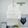 Chaleco Acolchado Moncler Nuevo de Terciopelo con Cuello Alto Unisex Textura de Peluche Sin Mangas Ropa Exterior Chaqueta para Vestir en Capas