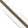Fabricante Personaliza Cremalleras de Nylon con Dientes Tipo 3 y Tipo 5, Tiras de Dientes Electroplateadas para Bolsas de Empaque, Ropa, Textiles para el Hogar y Cremalleras con Dientes Metálicos de Imitación