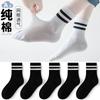 Calcetines para niños primavera y verano calcetines finos de malla color liso calcetines para niños y niñas calcetines blancos para estudiantes hasta la pantorrilla calcetines para bebé