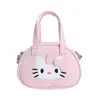 Comercio Exterior Linda Caricatura Gato Kt Bolso Cruzado para Mujer 2026 Nueva Moda Mini Bolso de Hombro Versátil Estilo Juvenil