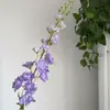 Flor Artificial Transfronteriza con Diseño Dinámico para Bodas, Decoración de Hogar con Techos Altos, Flor Artificial de Jacinto Violeta