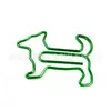 Porco com Rabo Enrolado Deitado no Chão, Clípe de Papel Animal Gato, Cachorro Sentado, Pinguim, Flamingo em Forma de Coração, Nota Musical, Clípe de Papel Colorido de Formato Especial