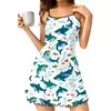E-commerce Transfronteiriço Europeu e Americano Temu Camisola Sexy Feminina Sem Costas Verão Fina Pijama Roupa de Casa Venda Direta da Fábrica Atacado
