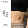 Adesivo de Tatuagem de Cobra Fórmula de Suco Herbal Longa Duração à Prova d'Água Design Criativo de Fusão com Padrão de Cobra para Homens e Mulheres nos Braços e Pernas