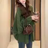 Cárdigan de punto estilo francés, relajado y sin esfuerzo chic, con mangas murciélago, para otoño e invierno, diseñado para crear un look estilizado y versátil.
