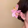 Pasador de Orquídea Estilo Vacaciones Atmosférico, Moderno y Versátil, Diseño Elegante, Sensación de Alta Gama, Pasador de Orquídea para Fotos en la Playa