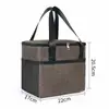 Bolsa de picnic portátil transfronteriza tela Oxford impermeable bolsa de hielo grande para el trabajo bolsa de almuerzo aislante para fiambrera