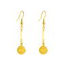 Brincos de ouro areia do Vietnã, longos, leves, luxuosos e requintados, hortênsia, todos os brincos combinando, moda feminina, joias de alta qualidade, duradouras e sem cor