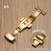 Acessórios para relógio fivela de alta qualidade aço inoxidável fivela borboleta de dupla pressão universal 10mm-20mm-22mm fivela de pulseira de relógio