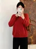 Cárdigan de punto suave con cuello redondo para mujer de talla grande, estilo otoño 2026, holgado y versátil, chaqueta adelgazante para mujeres de talla grande
