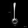 Espátula Mini para Exteriores de Acero Inoxidable 304 Cuchara Ranurada Espátula para Freír Espátula para Polvo Utensilios de Cocina Espátula Cuchara Espátula Cuchara Set de Utensilios de Cocina