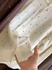 Cardigã de tricô moderno estilo coreano, que rejuvenesce, estampado com estrelas, gola redonda para mulheres, nova coleção de outono, modelagem solta, emagrecedor, manga longa, peça de outer wear