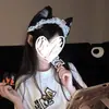 Otoño e Invierno Lindo Tocado de Orejas de Gato Diadema Femenina Chica Picante Orejas de Bestia Horquilla Orejas de Felpa Sexy Diadema de Gato Accesorios para el Cabello