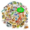Nuevas 56 Piezas de Pegatinas de Acuarela con Divertidos Vehículos de Construcción Infantiles, Excavadoras y Elementos Mecánicos para Diarios DIY, Pegatinas Divertidas para Niños