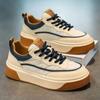 Sapatos masculinos transfronteiriços outono e inverno tênis de couro quente sapatos casuais ao ar livre sapatos de caminhada moda sapatos de corrida overwear sapatos masculinos