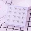 Pendientes de plata con microincrustaciones de plata, conjunto de pendientes para mujer, puesto de joyería, suministro al por mayor, combinación de resina plástica