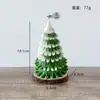 Vela de árvore de Natal Decoração com senso de atmosfera natalina Presente de feriado Vela em formato de alce anão Vela